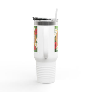 Religious Insulated Travel Mug, 40oz / "Head of Christ" Jesus Portrait - Perfect for Outdoor Adventures