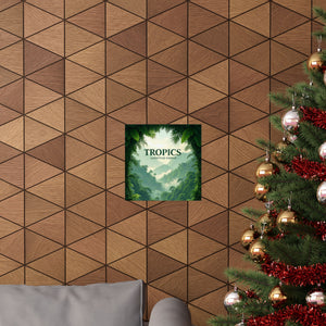 Tropics Lifestyle Coffee Poster — Rainforest Mist Matte Vertical Print