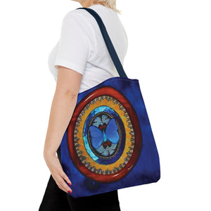 Real Oval Butterfly Wing Art Tote Bag - 3 Sizes