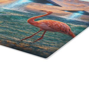Glass Coffee Station Tray, 2 Sizes – UFOs & Flamingos