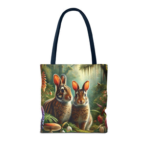 Tropical Sumatran Rabbits Tote Bag - 3 Sizes