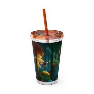 Tropical Tumbler with Straw | 16 oz: Flight School