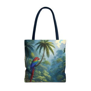 Sleeping Beauty Parrot Tote Bag - 3 Sizes