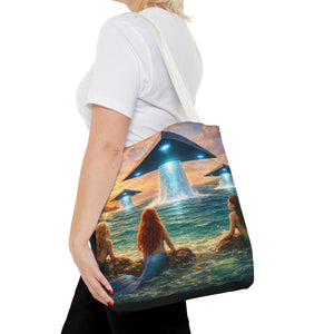 UFOs & Mermaids Tote Bag - 3 Sizes