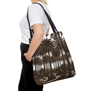 Woodcut Palms Tote Bag - 3 Sizes
