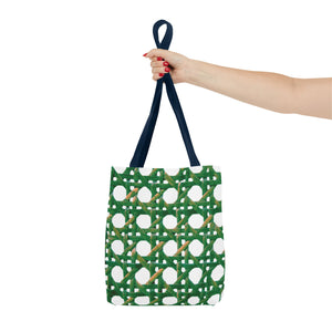 Beach Chair Wicker/Green Tote Bag - 3 Sizes
