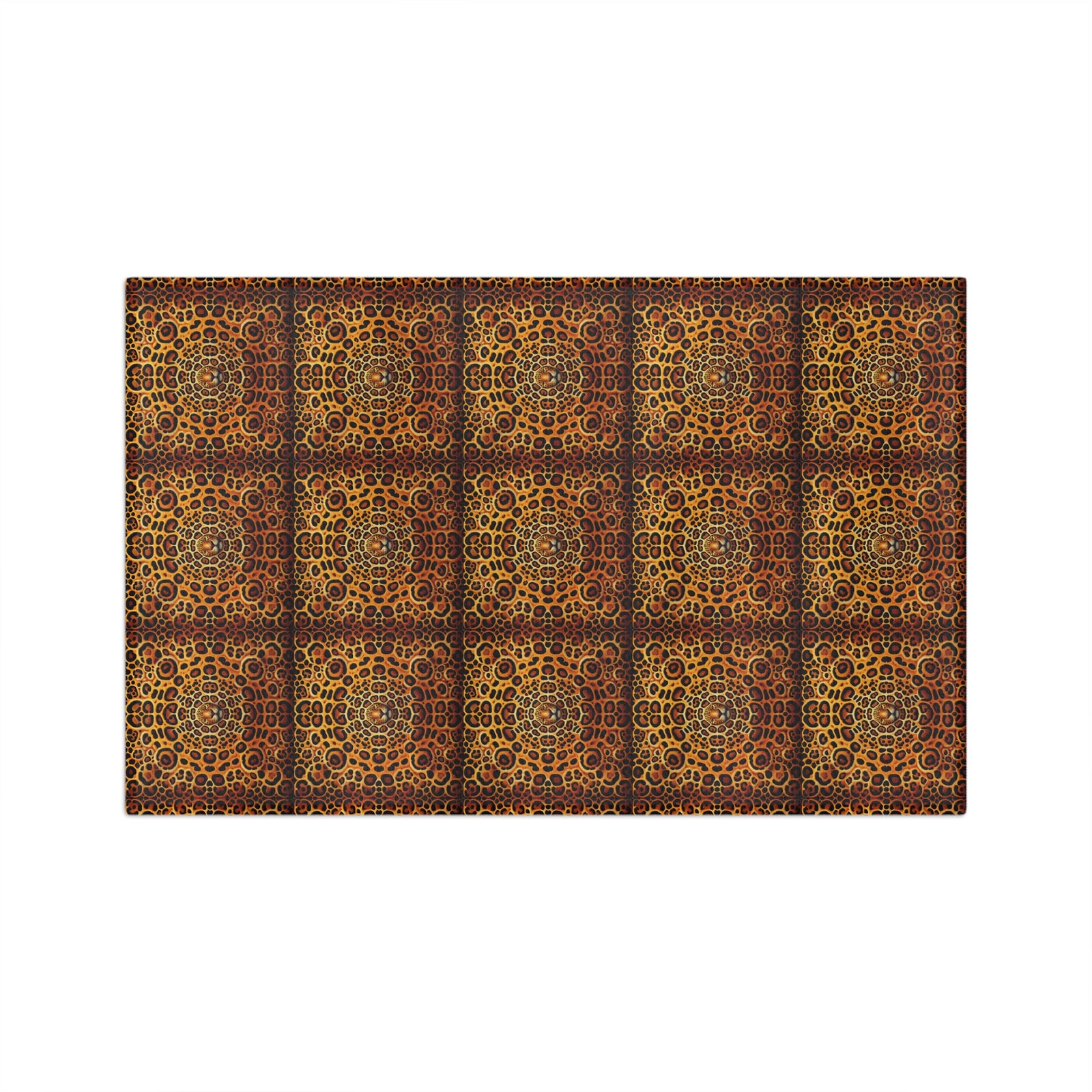 Microfiber Coffee/Tea Towel – Jaguar Kaleidoscope Mosaic