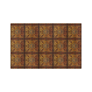 Microfiber Coffee/Tea Towel – Jaguar Kaleidoscope Mosaic