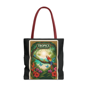 Tote Bag — Parrot Friends at Seashore, TLC Logo