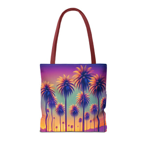 Sunset Palms Tote Bag - 3 Sizes