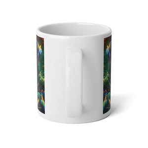 Jumbo Mug, 20oz, Rainforest Flight School | Tropical Coffee Cup