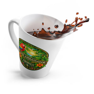 Island Ambassador Latte Mug — Tropical Parrot Coffee Cup