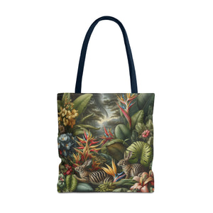 Rainforest Rabbit Outing Tote Bag - 3 Sizes