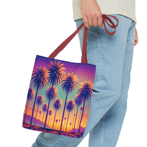 Sunset Palms Tote Bag - 3 Sizes
