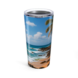 20oz Tropical Glossy Tumbler, Stainless Steel / Meet You There
