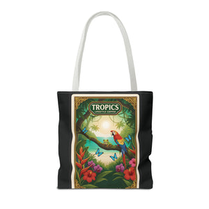 Tote Bag — Parrot Friends at Seashore, TLC Logo