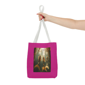 Three Mermaid Sisters, Pink ote Bag - 3 Sizes