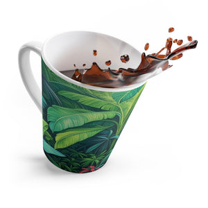 Latte White Mug - Rainforest Sleeping Spot
