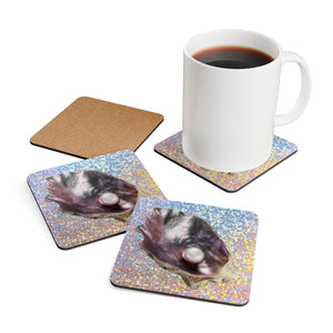 Coaster Set/4 - Disco Lavender Pearl Oyster