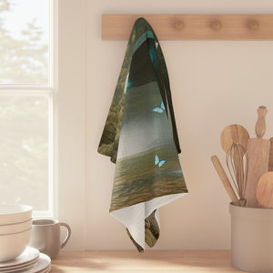 Tropical Microfiber Coffee/Tea Towel – UFO & Waterfall