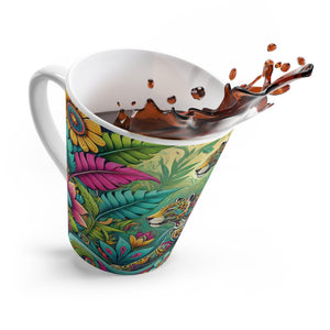 Latte White Mug - Jaguars Pop