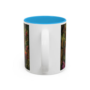 Tropical Waterfall Mug – Lush Jungle Scenic Accent Coffee Cup (11oz/15oz)