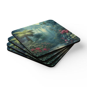 Coaster Set/4 - Misty Rainforest