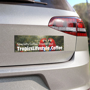 Car Magnet — Tropics Lifestyle Coffee Logo (Luxury Coffee, Tropical Soul)