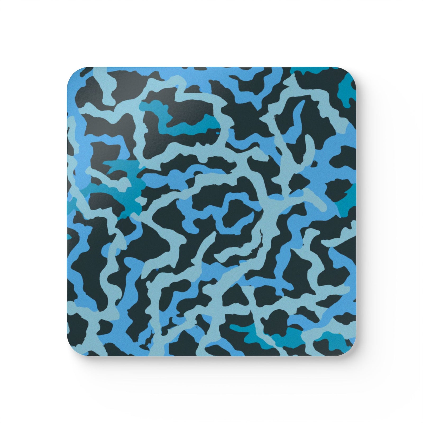 Coaster Set/4 - Coral Threads, Blue