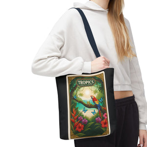Tote Bag — Parrot Friends at Seashore, TLC Logo