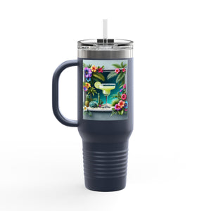 Insulated Travel Mug, 40oz / Tropical Margarita - Perfect for Outdoor Adventures