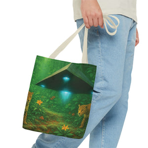UFO and Jaguars Tote Bag - 3 Sizes