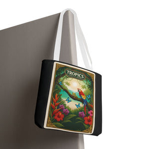 Tote Bag — Parrot Friends at Seashore, TLC Logo