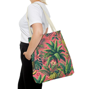 More Tropical Fruit/Coral Tote Bag - 3 Sizes