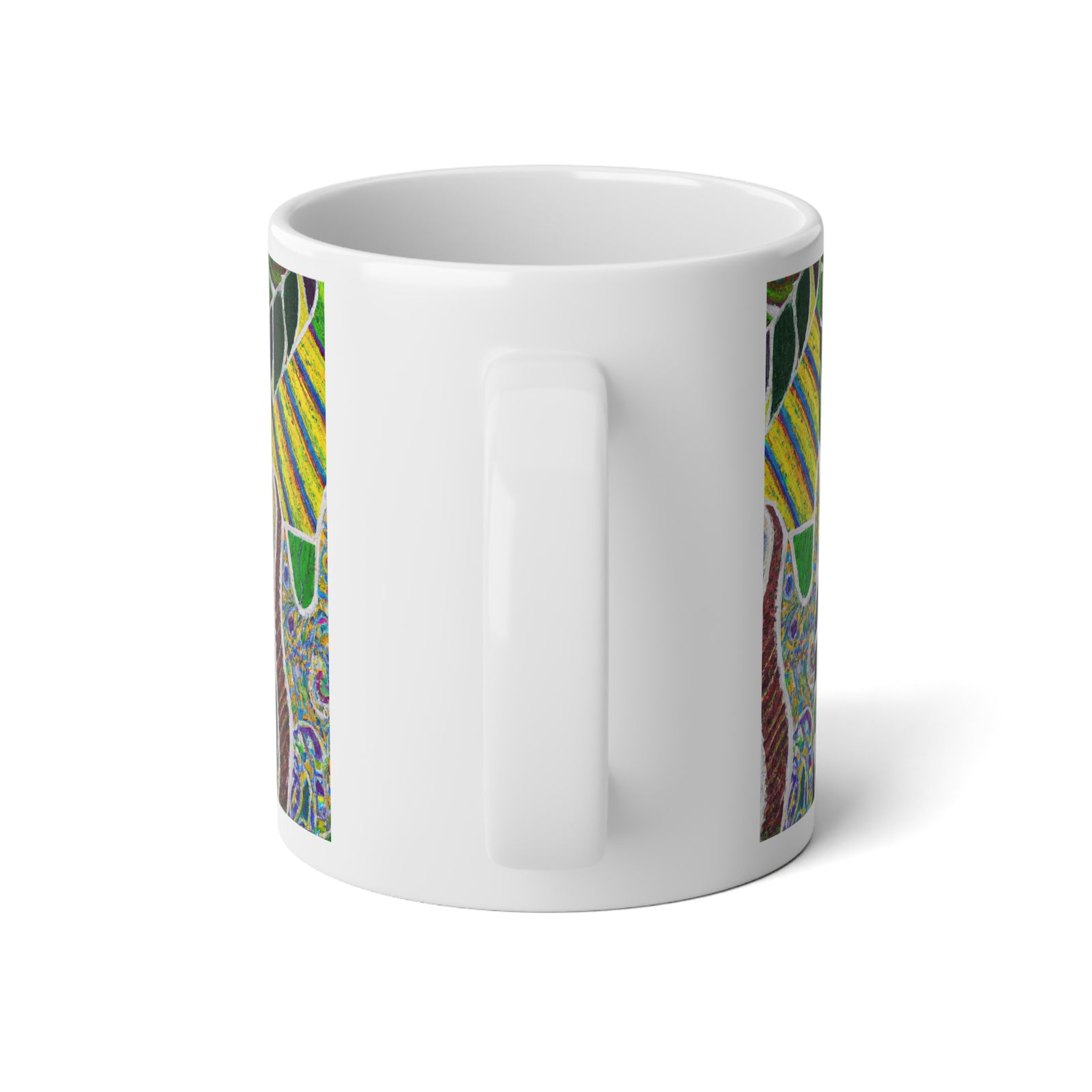 Jumbo Mug, 20oz, Amazon Whimsy | Tropical Coffee Cup