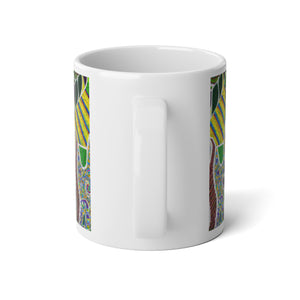 Jumbo Mug, 20oz, Amazon Whimsy | Tropical Coffee Cup