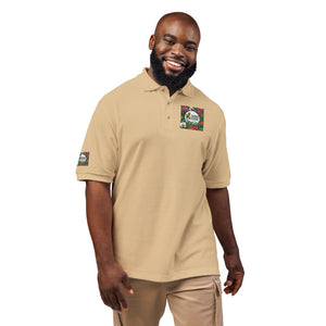 ‘Good Vibes’ Embroidered Polo ~ Tropics Lifestyle Coffee Logo, Many Colors