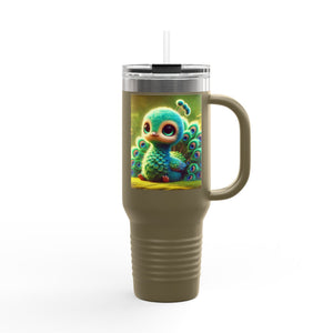Insulated Travel Mug, 40oz / Baby Peacock - Perfect for Outdoor Adventures