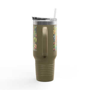 Rainforest Rabbit Outing Insulated Travel Mug - 40oz - Perfect for Outdoor Adventures
