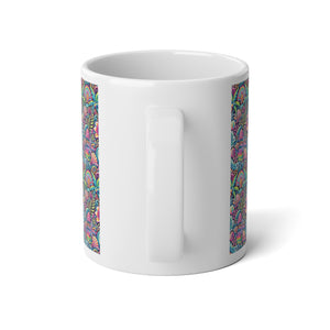 Jumbo Mug, 20oz, Happy Tropics Repeat | Tropical Coffee Cup