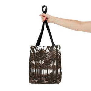 Woodcut Palms Tote Bag - 3 Sizes