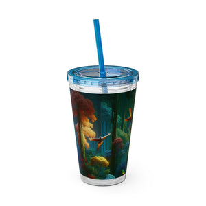 Tropical Tumbler with Straw | 16 oz: Flight School