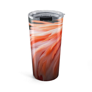 20oz Tumbler ~ Flamingo Feathers Insulated Travel Cup
