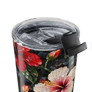 20oz Tumbler ~ Tropical Hibiscus Floral Travel Cup