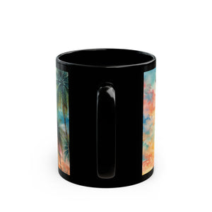Patriotic Coffee Mug ~ Tropical Statue of Liberty, 2 Sizes
