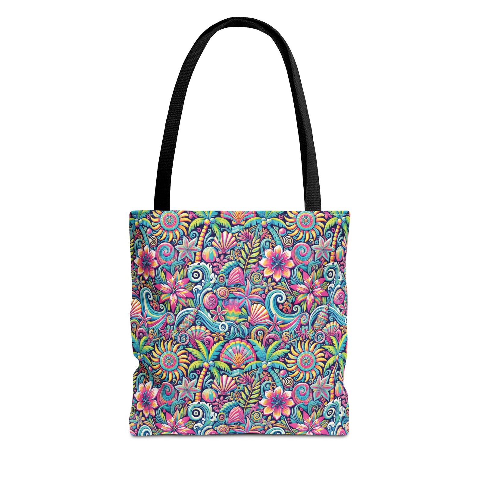 Happy Tropics/Repeat Tote Bag - 3 Sizes