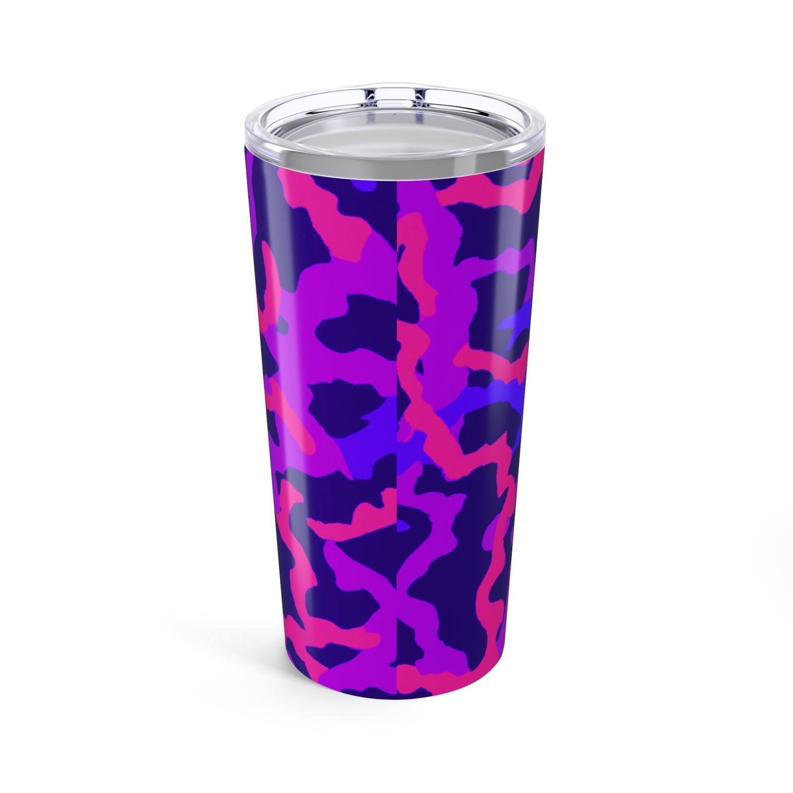 20oz Tropical Glossy Tumbler / Coral Threads Heatwave