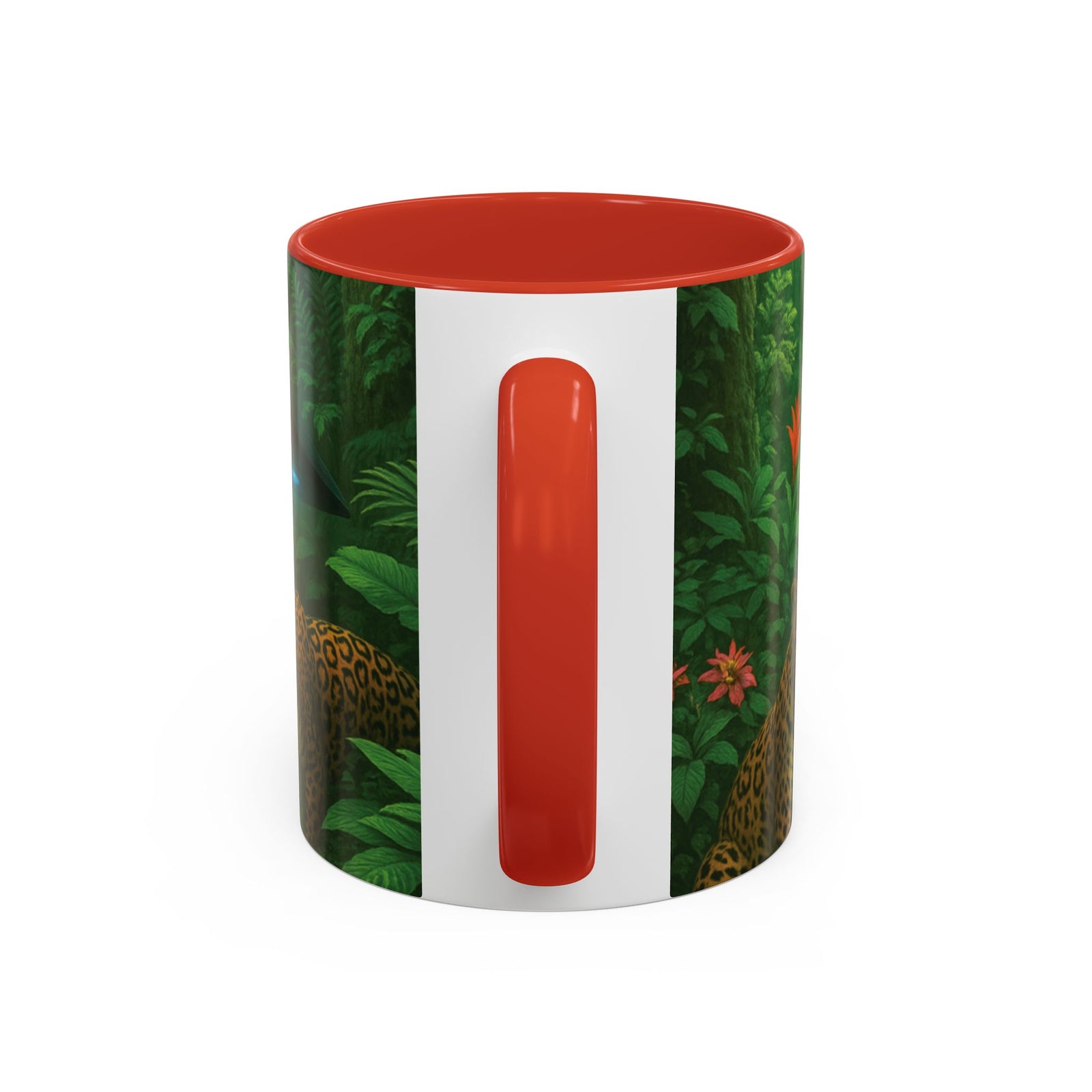 Accent Coffee Mug (11, 15oz), 8 Colors - UFO and Jaguars