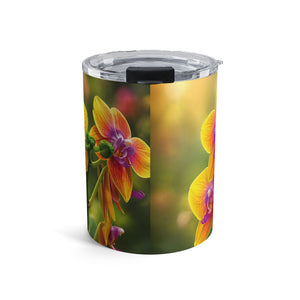 10oz Floral Tumbler — Fiesta Orchid Insulated Cup