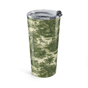 20oz Tumbler ~ Green Travel Toile Insulated Travel Cup